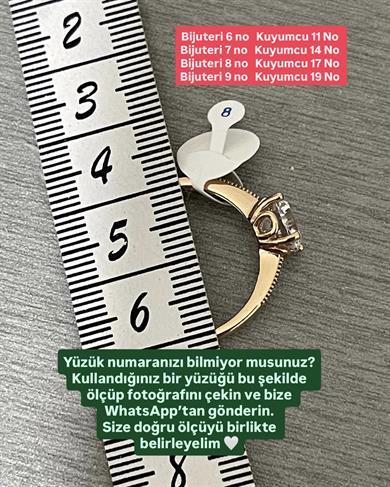 Vp 14 K Altın Kaplama Taşlı Bar Model Yüzük