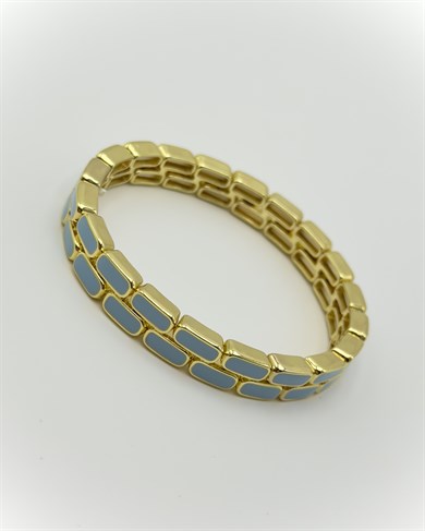Vp 14 K Altın Kaplama Turkuaz Milano Model Bileklik