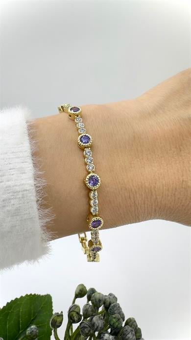 Vp 14 K Ametis Taşlı Suyolu Model Bileklik