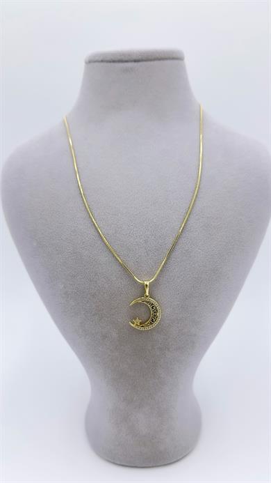 Vp 14 K Ay/ Yıldız Kolye45 Cm