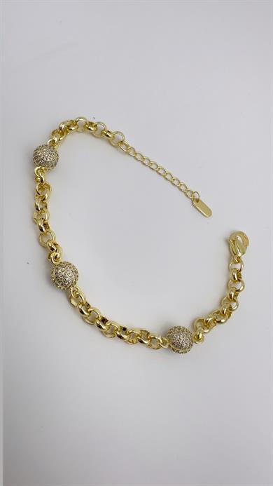 Vp 14 K Beyaz Kaplan Gözü Model Bileklik