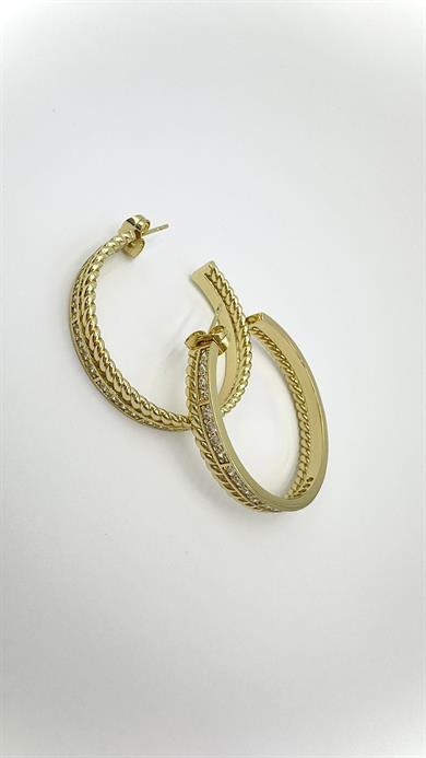 Vp 14 K Burgu Suyolu Halka Küpe