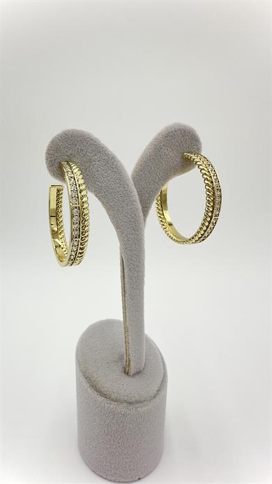 Vp 14 K Burgu Suyolu Halka Küpe