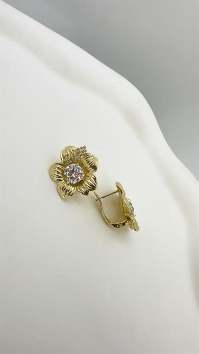 Vp 14 K  Çiçekli Küpe