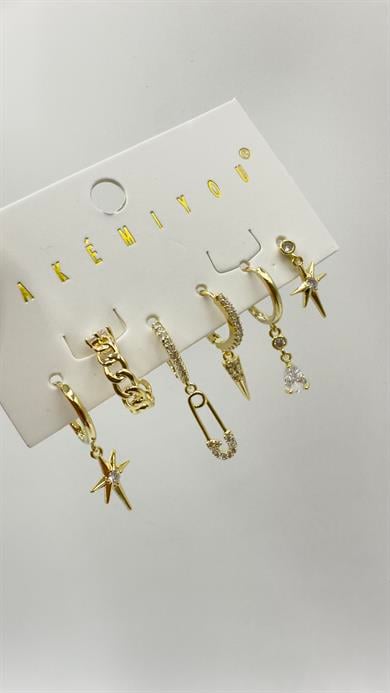 Vp 14 K Çoklu Çengel İgne Model Küpe