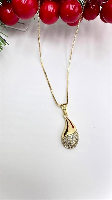 Vp 14 K Damla Model Kolye 45cm