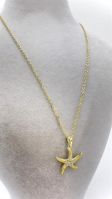 Vp 14 K Deniz Yıldızı Model Kolye 45cm