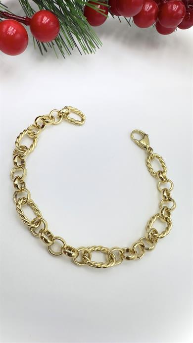 Vp 14 K Desenli Halka Model Bileklik