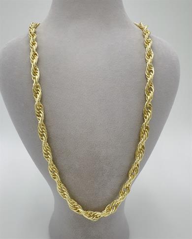 Vp 14 K Desenli Sarmal Model Kolye 60cm