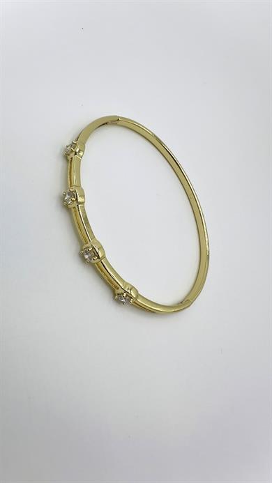 Vp 14 K Dört Taşlı Model Kelepçe Bileklik