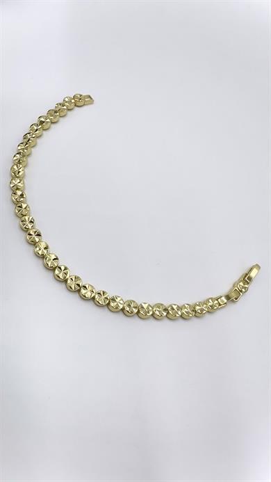 Vp 14 K Elmas Kesim Yonca Model Bileklik