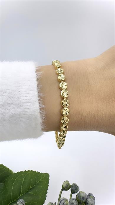 Vp 14 K Elmas Kesim Yonca Model Bileklik