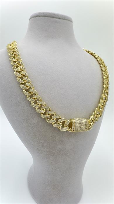 Vp 14 K Full Taşlı Gurmet Model Kolye