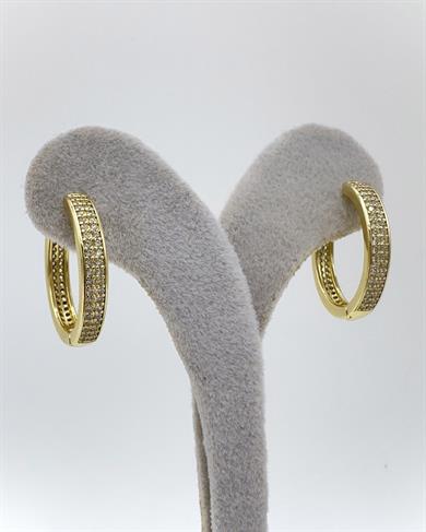 Vp 14 K Full Taşlı Halka Model Küpe