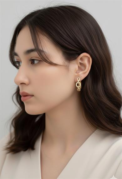 Vp 14 K Gurmet Model Halka Küpe