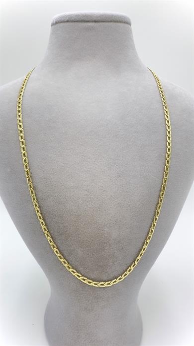 Vp 14 K İnce Ezme Gurmet Kolye 55cm