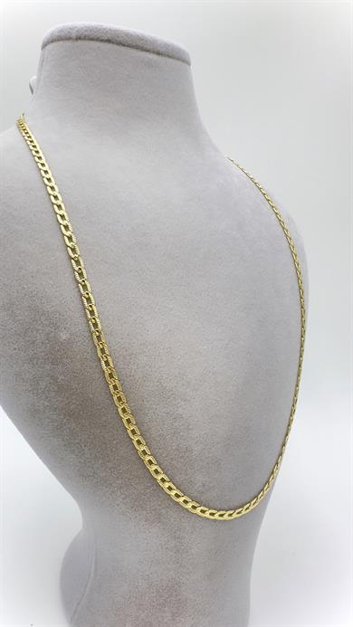 Vp 14 K İnce Ezme Gurmet Kolye 55cm