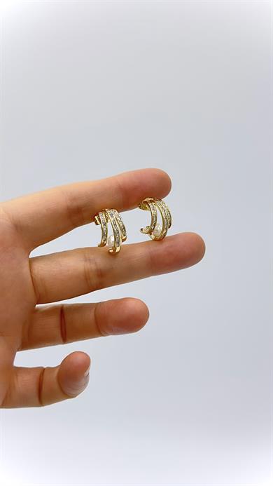 Vp 14 K İnci Yuvası Model Küpe