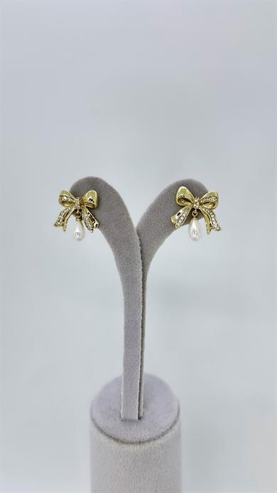 Vp 14 K İncili Fiyonk Küpe