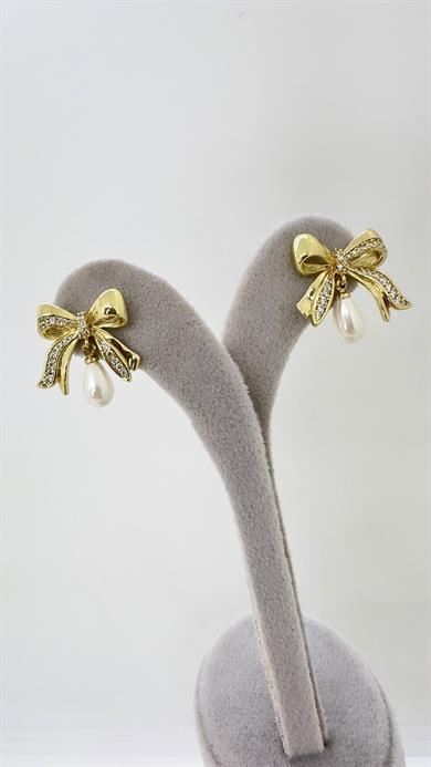 Vp 14 K İncili Fiyonk Küpe