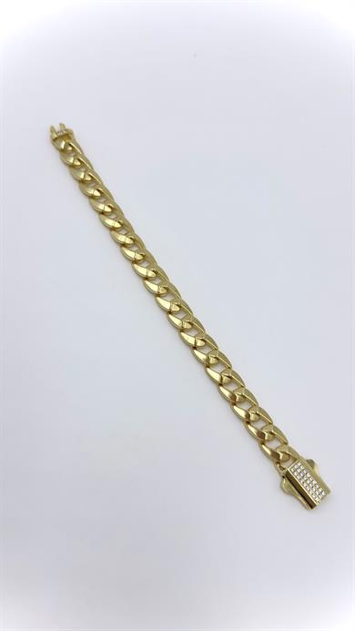 Vp 14 K İtalyan Kilitli Taşsız Model Gurmet Bileklik