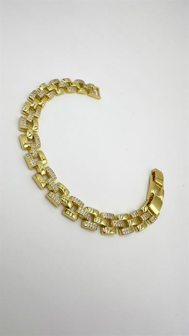 Vp 14 K Kare Taşlı Bileklik