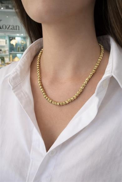 Vp 14 K Kesme Dorika Model Kolye 42+5cm