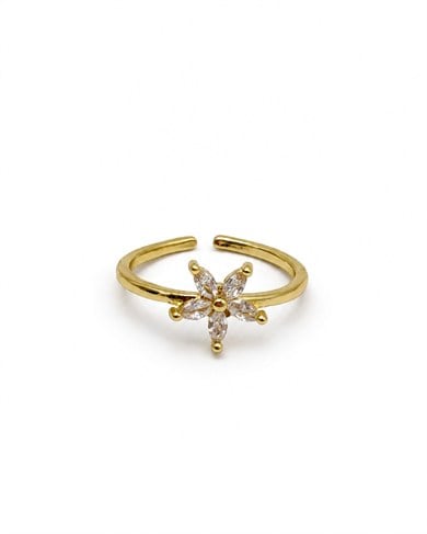 Vp 14 K Lotus Çiçeği Model Eklem Yüzük