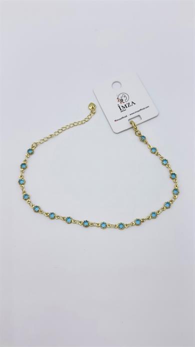 Vp 14 K Mavi Taşlı Halhal