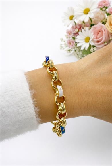 Vp 14 K Mavili Halka Model Bileklik