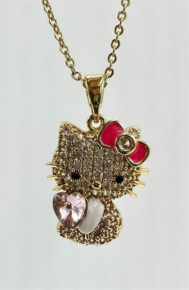 Vp 14 K Cute Cat Model Kolye 45cm