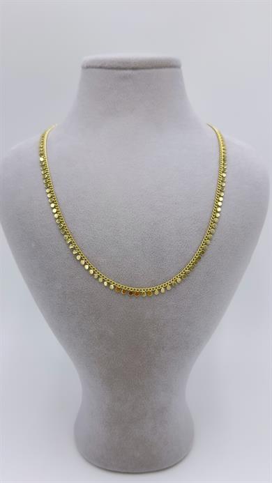 Vp 14 K Pullu Zincir Kolye 43+7cm