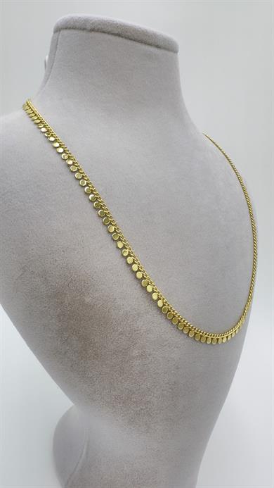 Vp 14 K Pullu Zincir Kolye 43+7cm