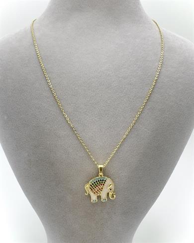 Vp 14 K Renkli Fil Model Kolye 45cm