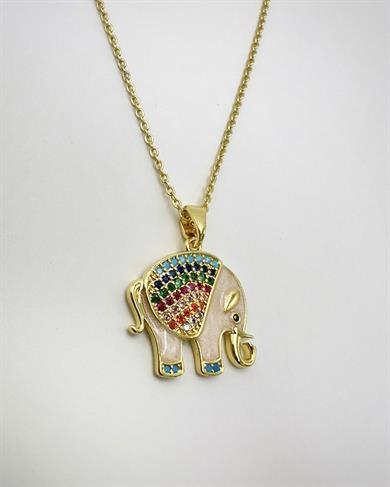 Vp 14 K Renkli Fil Model Kolye 45cm