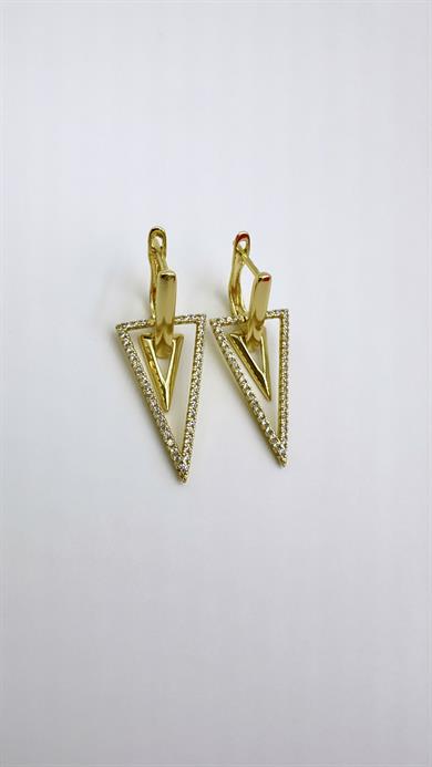 Vp 14 K Sallantılı Üçgen Küpe