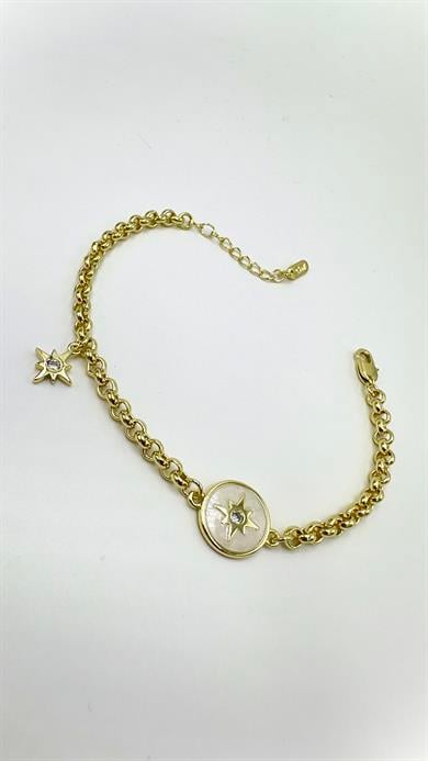 Vp 14 K Sedefli Kutup Yıldızı Model Bileklik