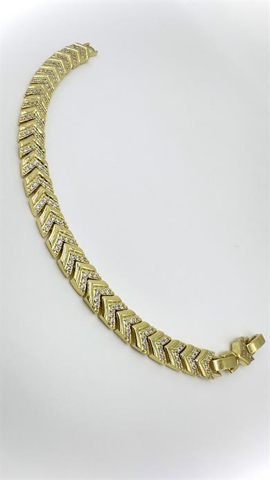 Vp 14 K Sıralı Taşlı Kılçık Model Bileklik