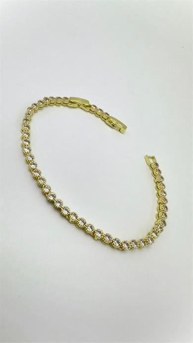 Vp 14 K Sıra Taşlı Tenis Model Bileklik