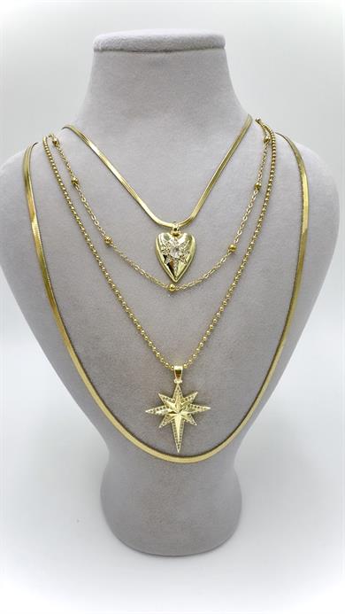 Vp 14 K Siriüs Charmlı Çoklu Model Kolye