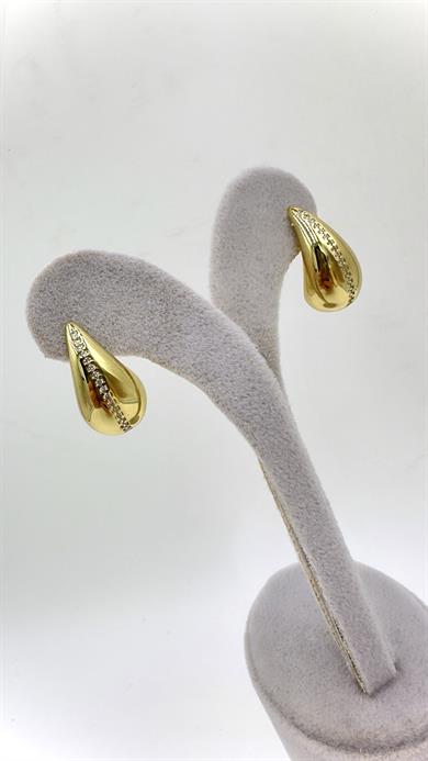 Vp 14 K Suyolu Desenli Damla Model Küpe