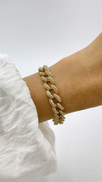 Vp 14 K Tam Taşlı Gurmet Bileklik