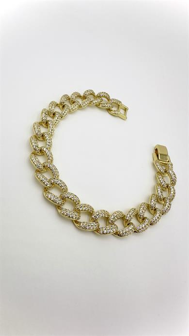 Vp 14 K Tam Taşlı Gurmet Bileklik