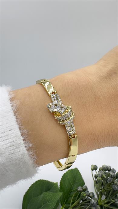 Vp 14 K Taşlı Aşk Düğümü Model Bileklik