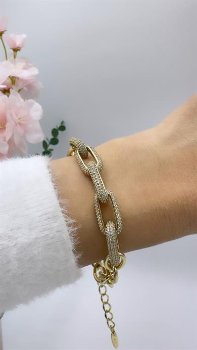 Vp 14 K Taşlı Ataç Model Bileklik