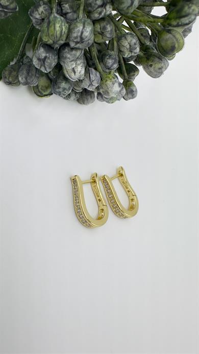 Vp 14 K Taşlı Damla Model Küpe