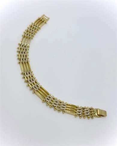 Vp 14 K Taşlı Geçme Bar Model Bileklik