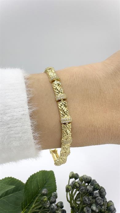 Vp 14 K Taşlı Kapsül Model Bileklik