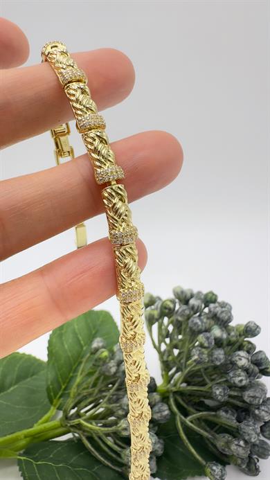 Vp 14 K Taşlı Kapsül Model Bileklik