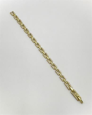 Vp 14 K Taşlı Kare Ionx Model Bileklik